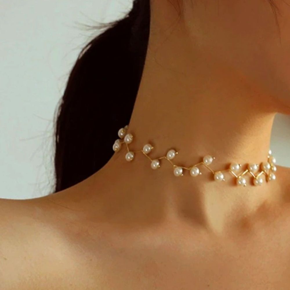 Pearl  choker  S791